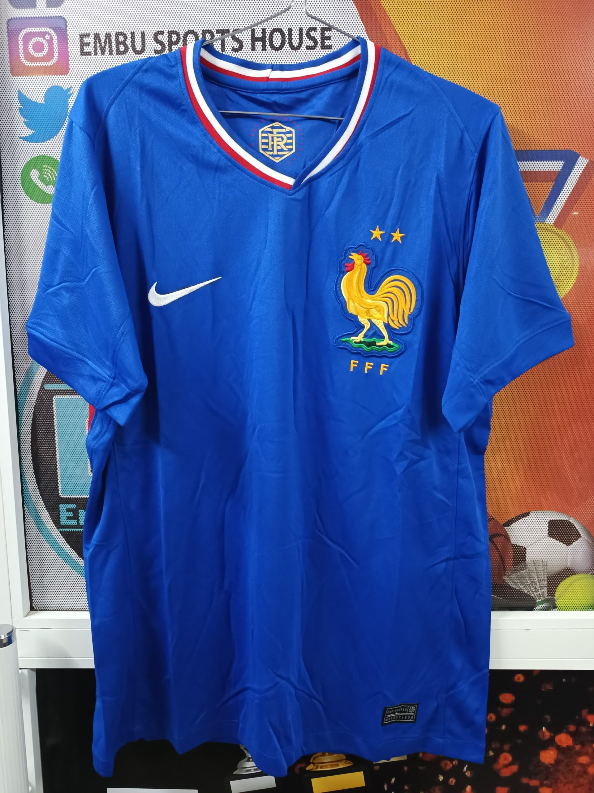 France 100th Anniversary Kit France Home Kit #S-2XL